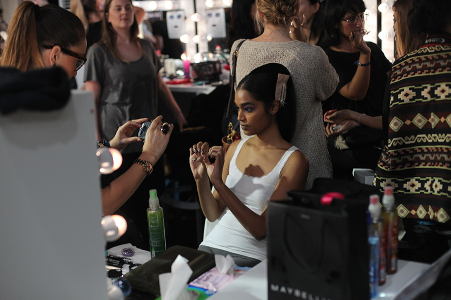 PHOENIX Magazine Backstage at PPQ LFW Spring Summer 2014_07