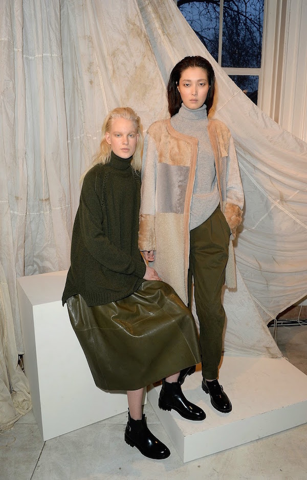 Belstaff AW15 LFW Presentation Linn Arvidsson & Sung Hee