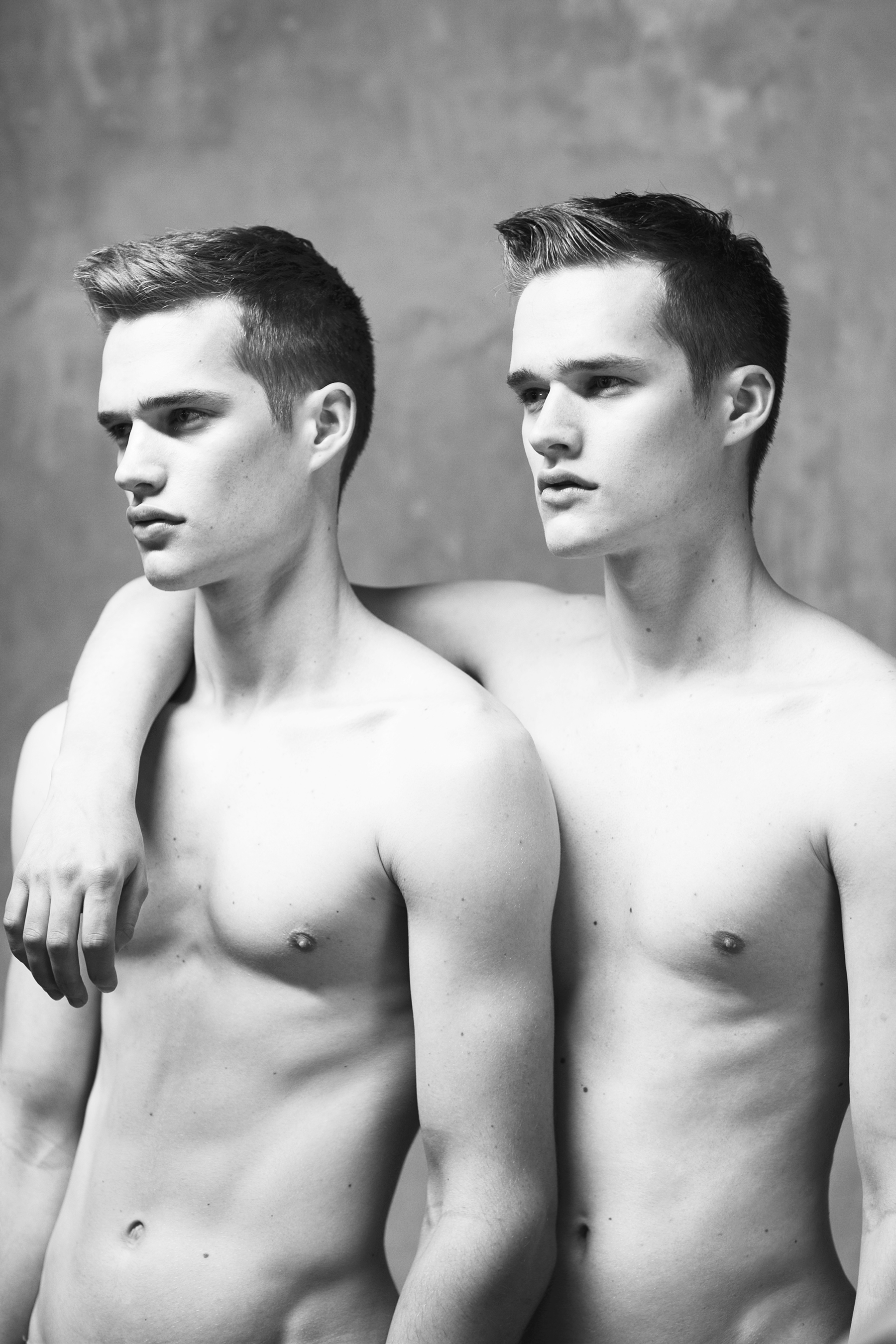 Gay male twins models