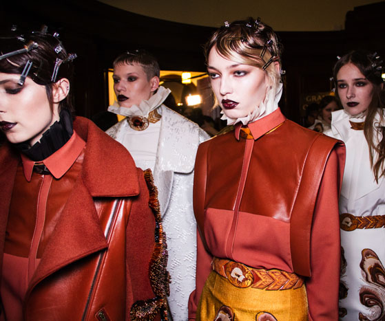 Backstage at London Fashion Week AW13 | Zeynep Tosun