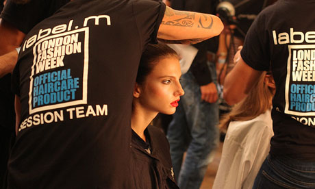 LFW SS14 Backstage | Ashley Isham
