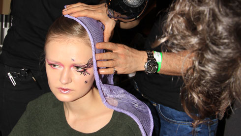 LFW AW14 Backstage | Liz Black