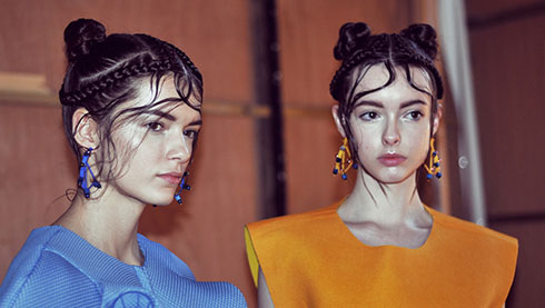 LFW AW14 Backstage | Min Wu
