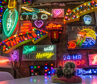 Robert Montgomery On Lights of Soho’s Open Submission Exhibition