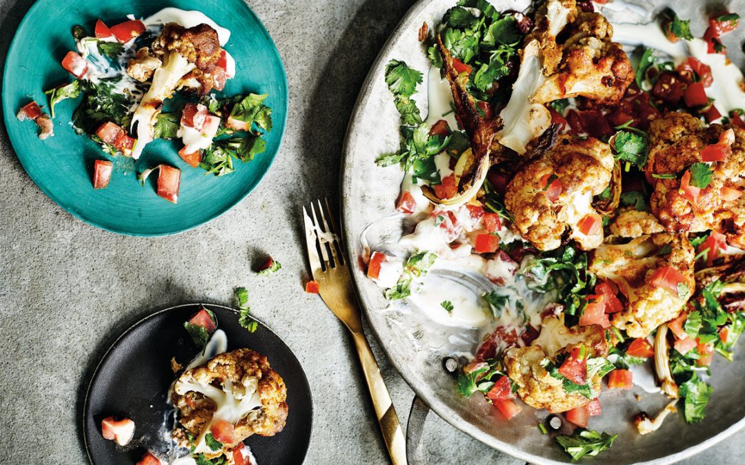 Spice Up Supper With Anjum Anand’s Fragrant Cauliflower Tandoori and Mini Paneer Kathi Rolls